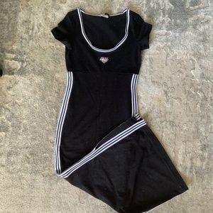SPORTY LONG COTTON STRETCH DRESS